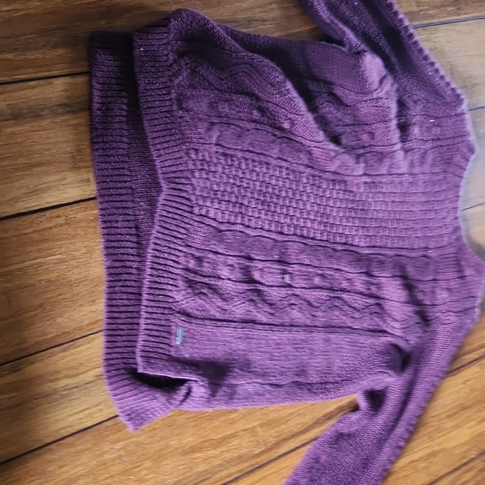 Hollister Deep Plum Sweater Size S